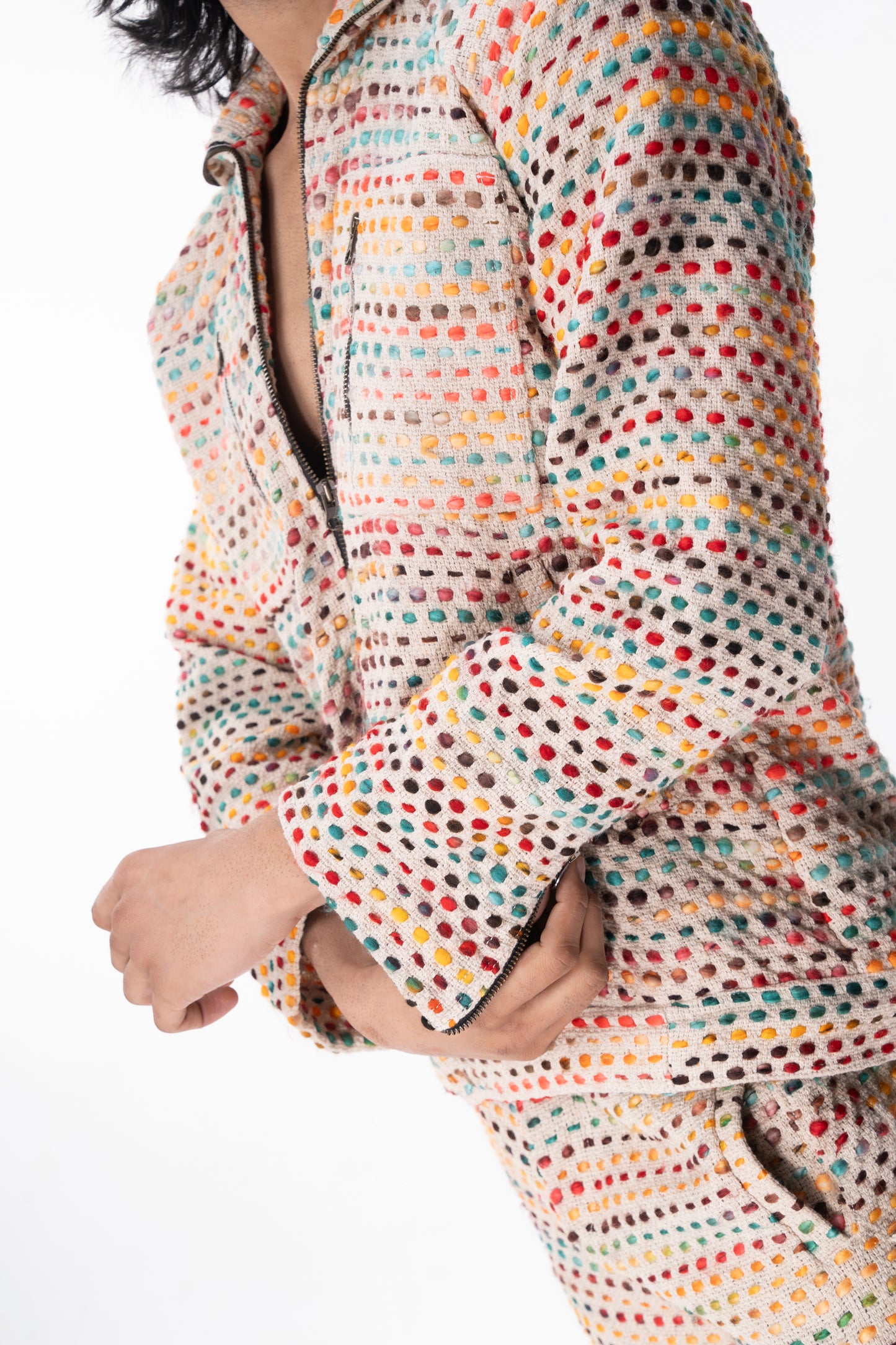 Multi Colour Bomber Jacket