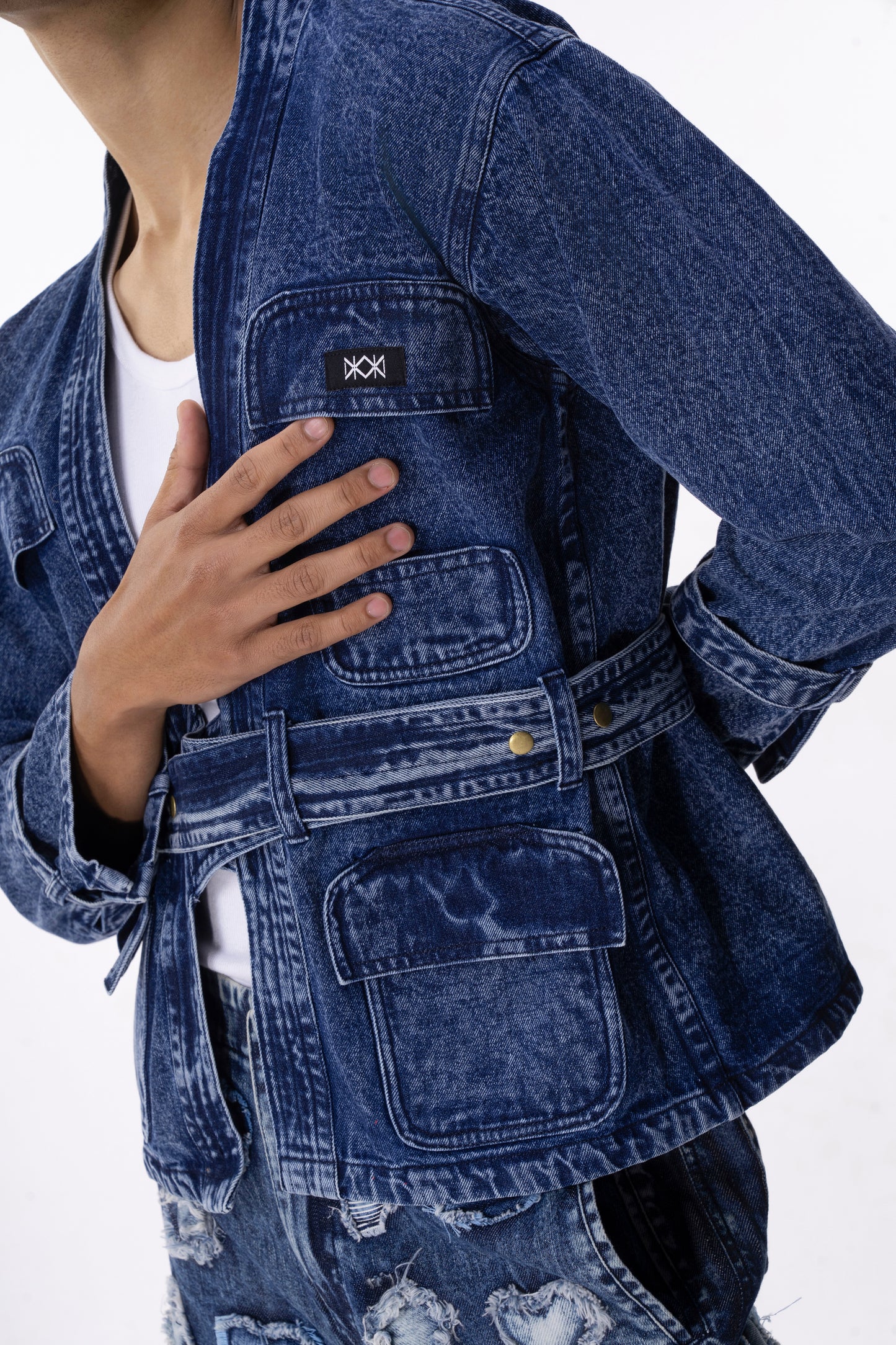Kimono Style Denim Jacket