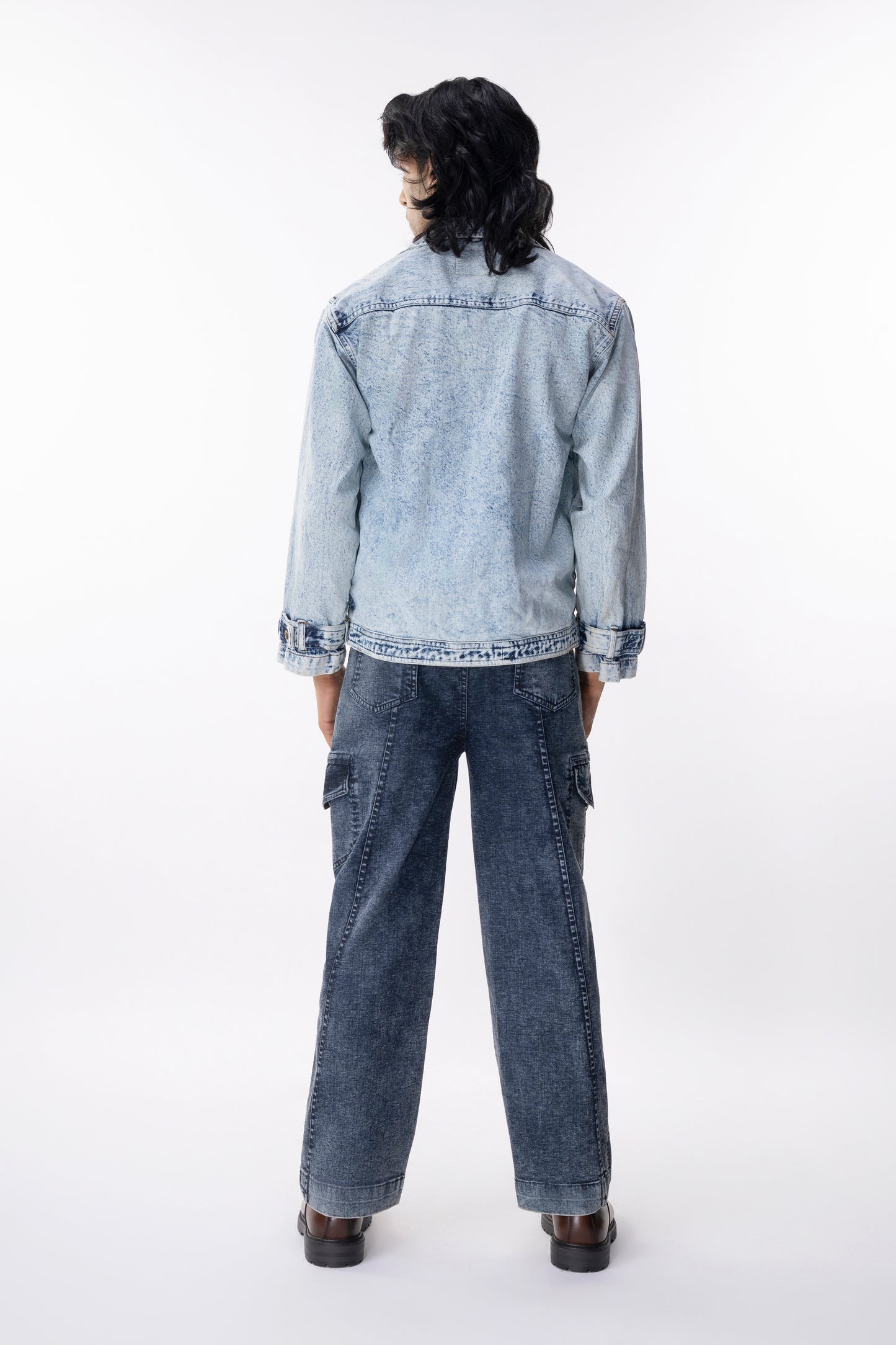 Denim Biker Jacket