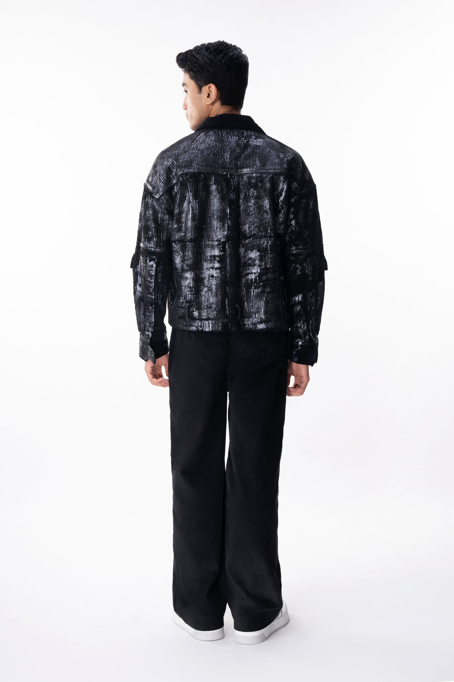 Metallic Bomber Jacket