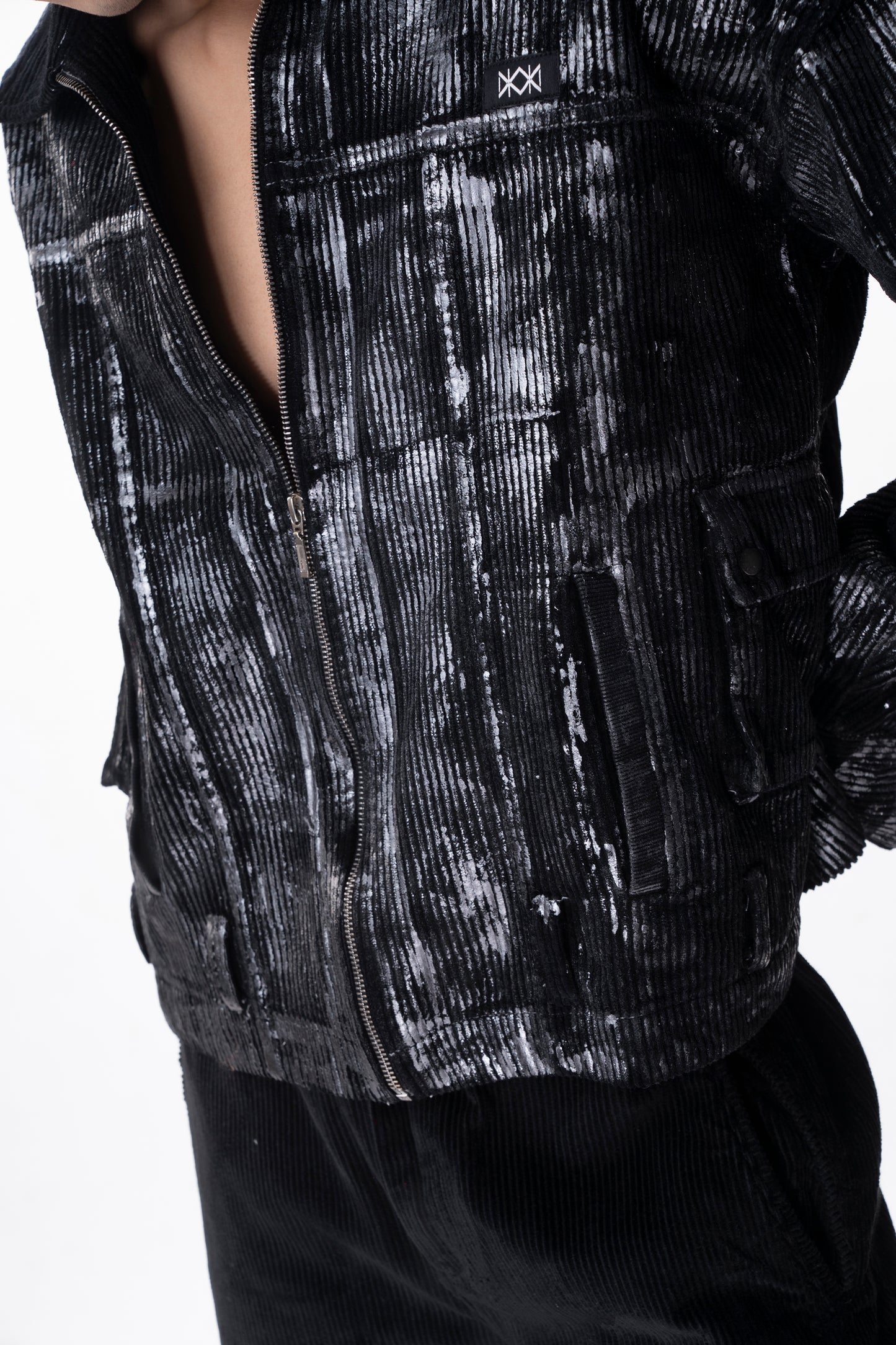 Metallic Bomber Jacket