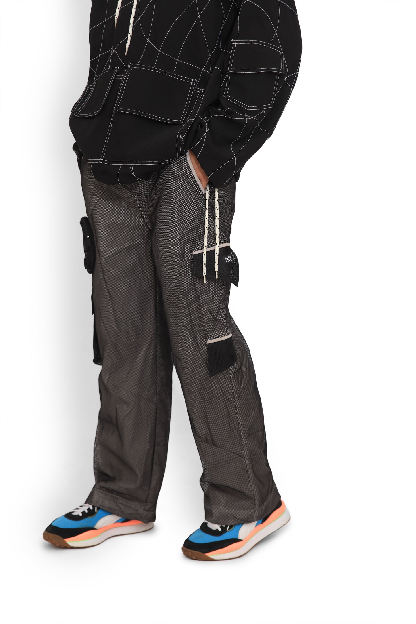 Black Sleepover Cargo Pants