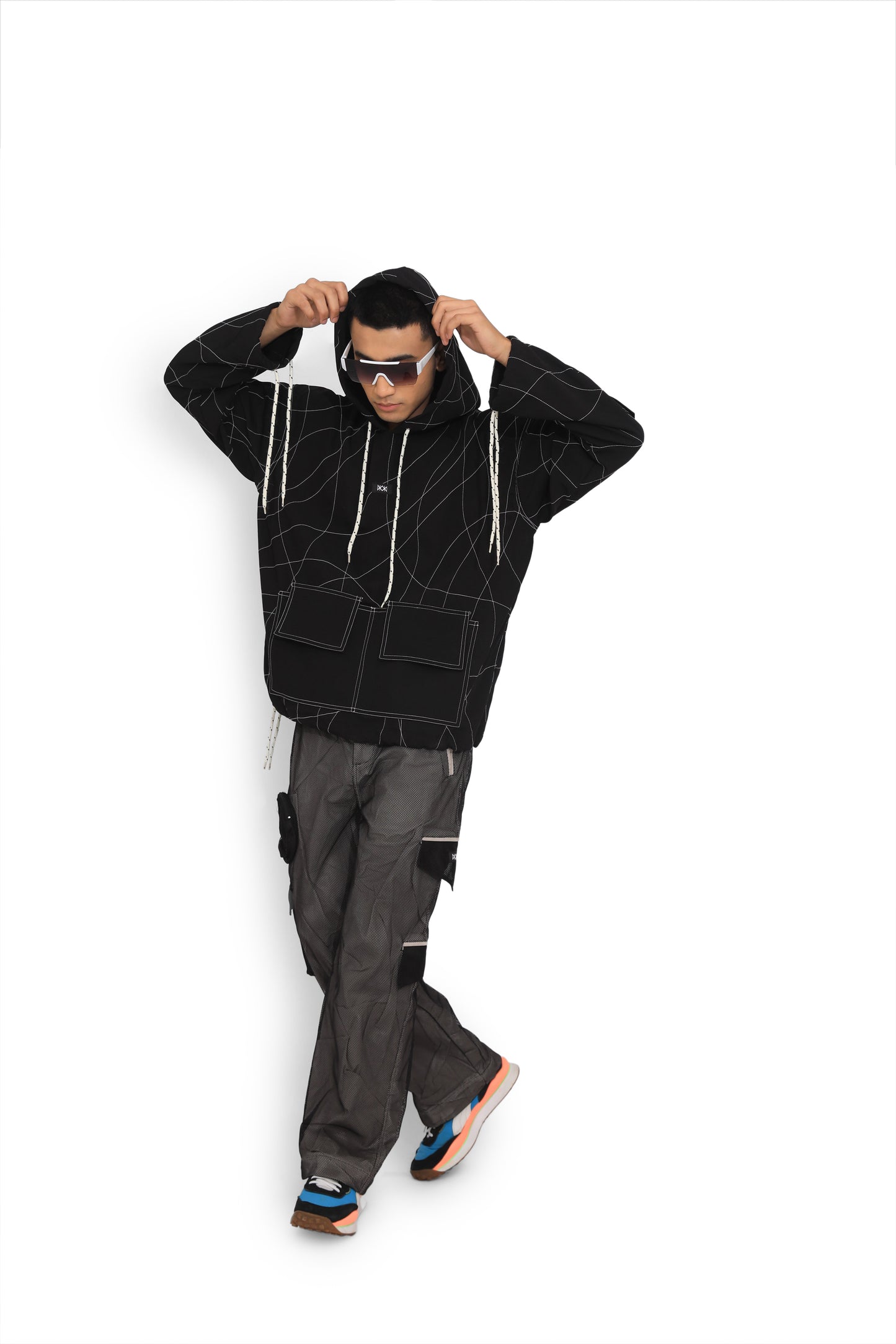 Black Sleepover Cargo Pants