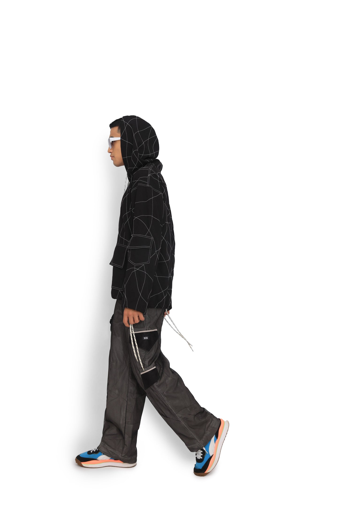 Black Sleepover Cargo Pants