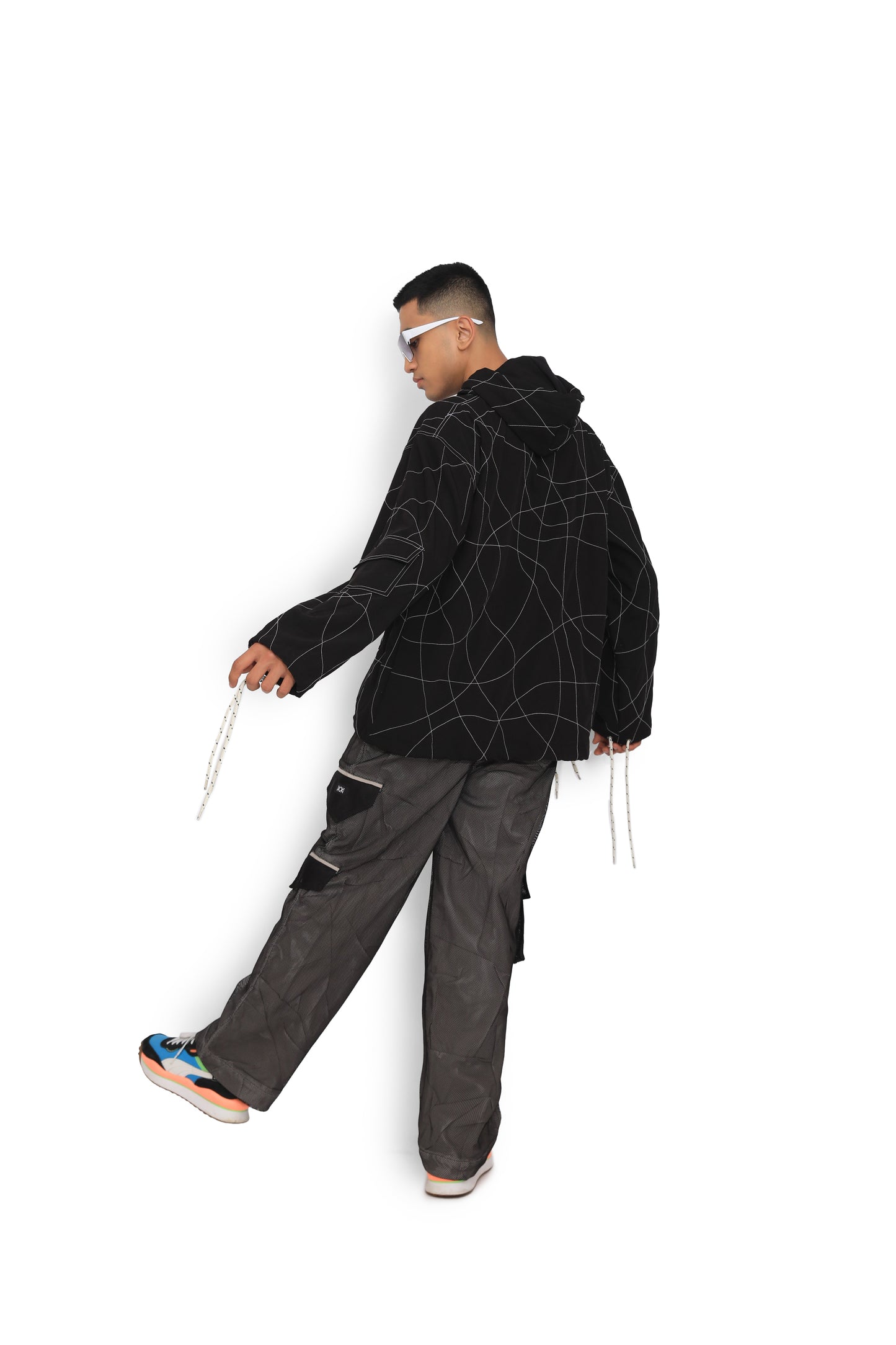 Black Sleepover Cargo Pants