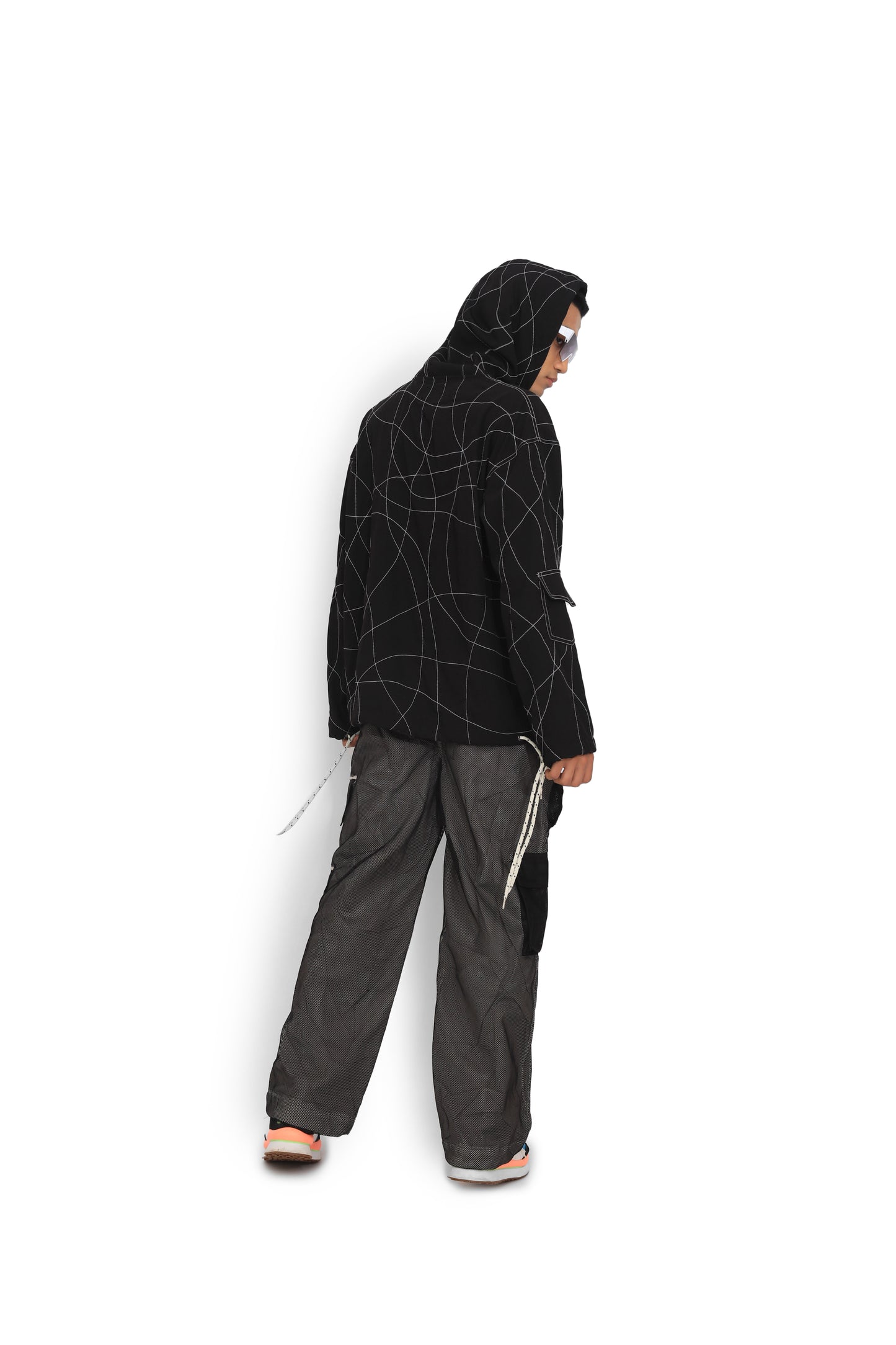 Black Sleepover Cargo Pants