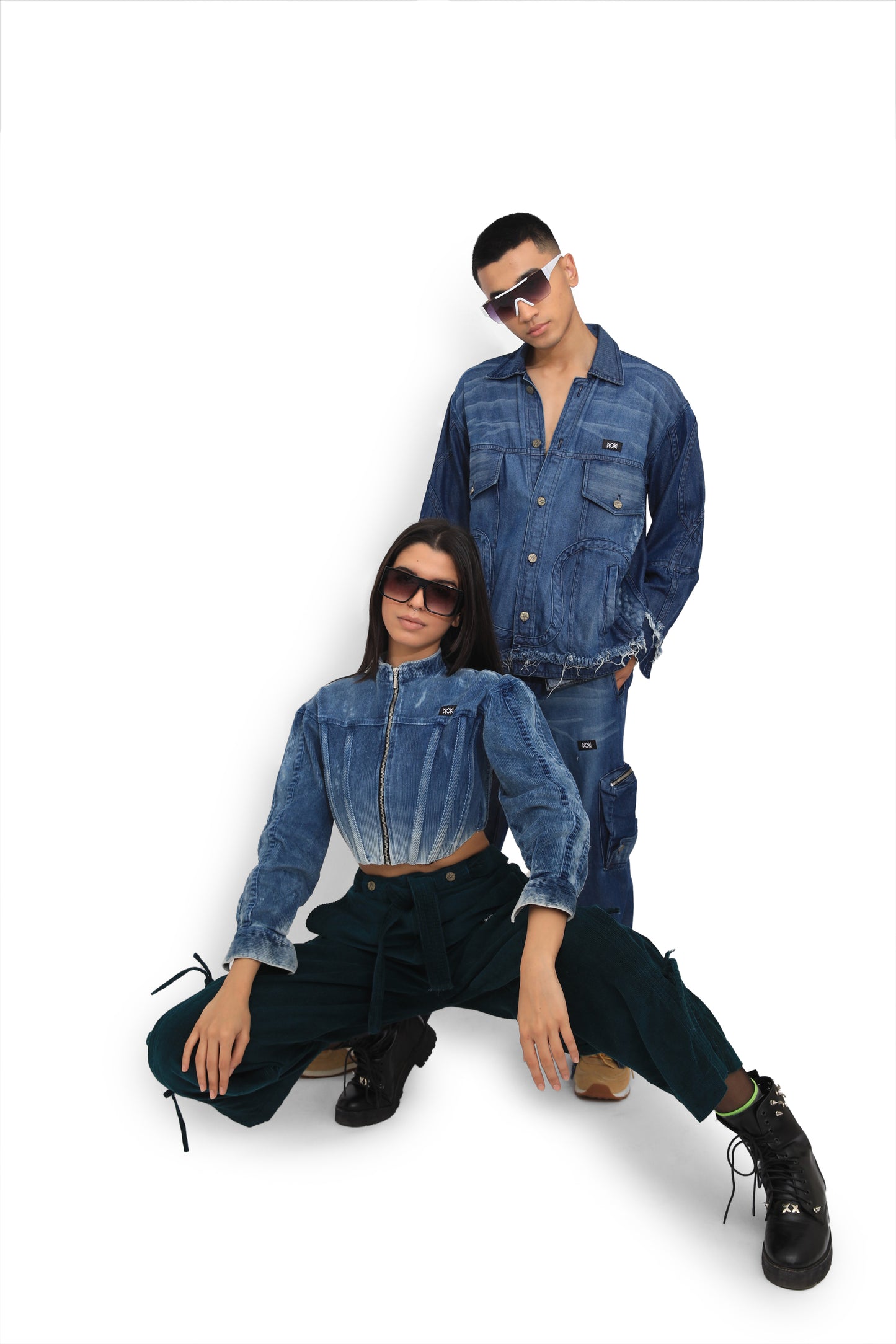 Skull Blue Denim Jacket