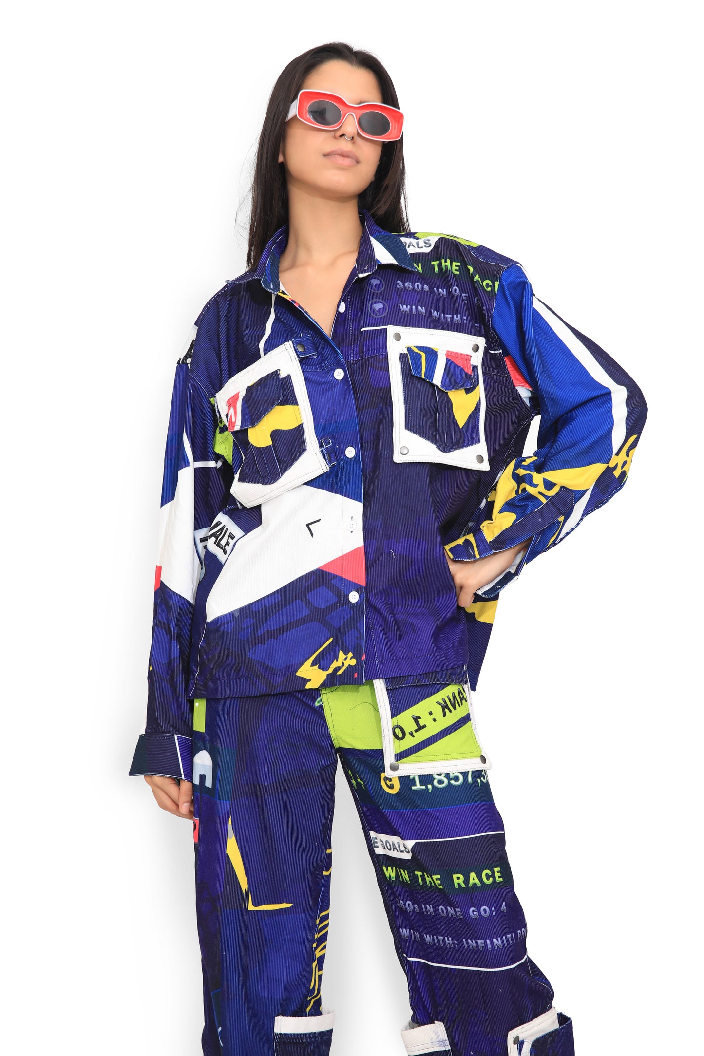 Graphic Printed Shacket