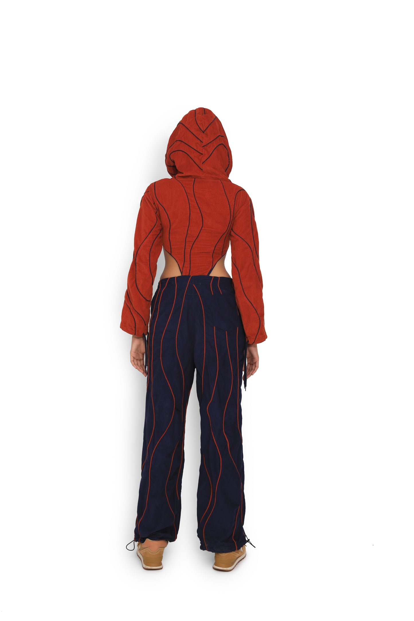 Rust Hoodie Bodysuit