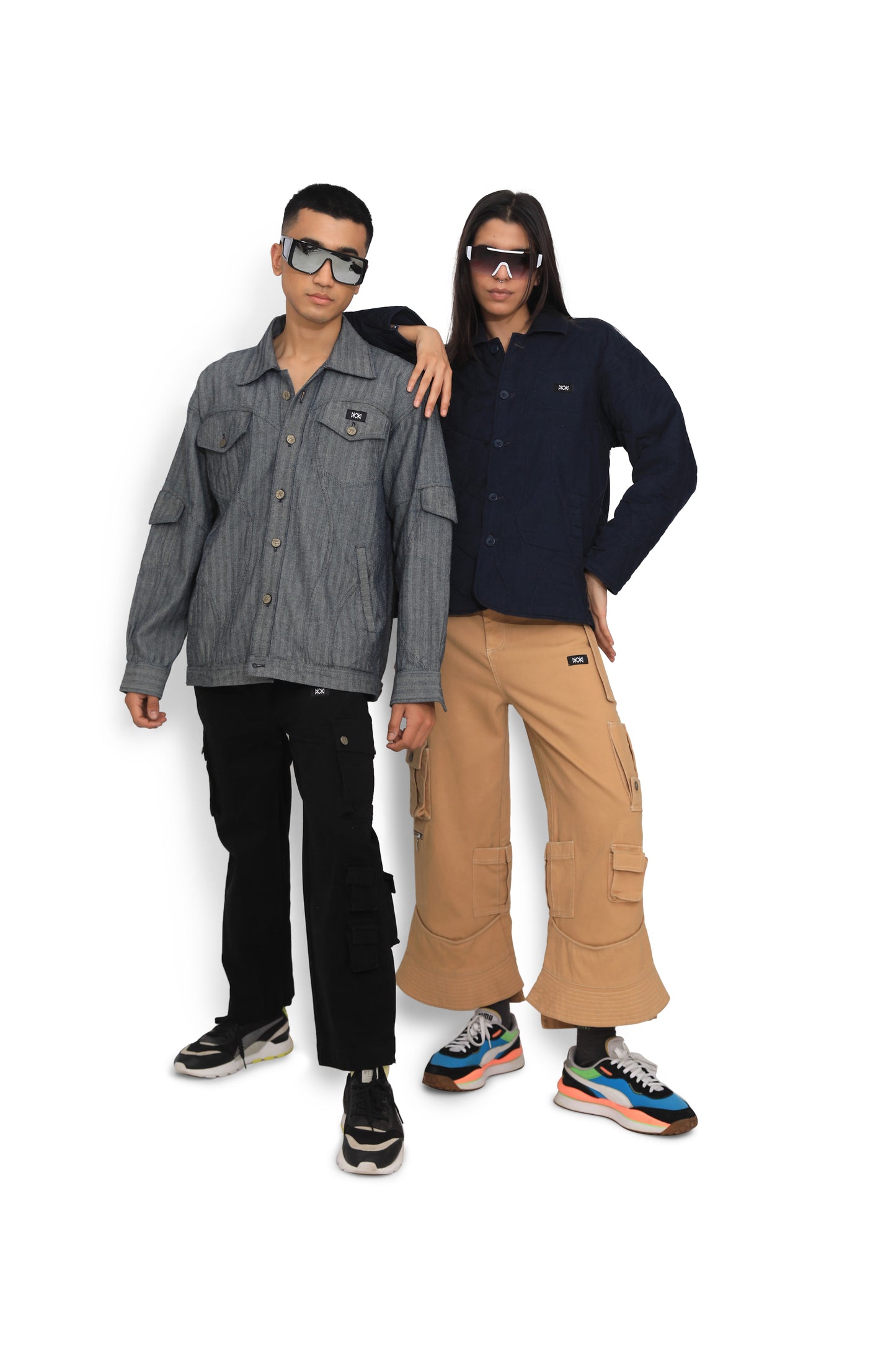 Blue Quilted Shacket