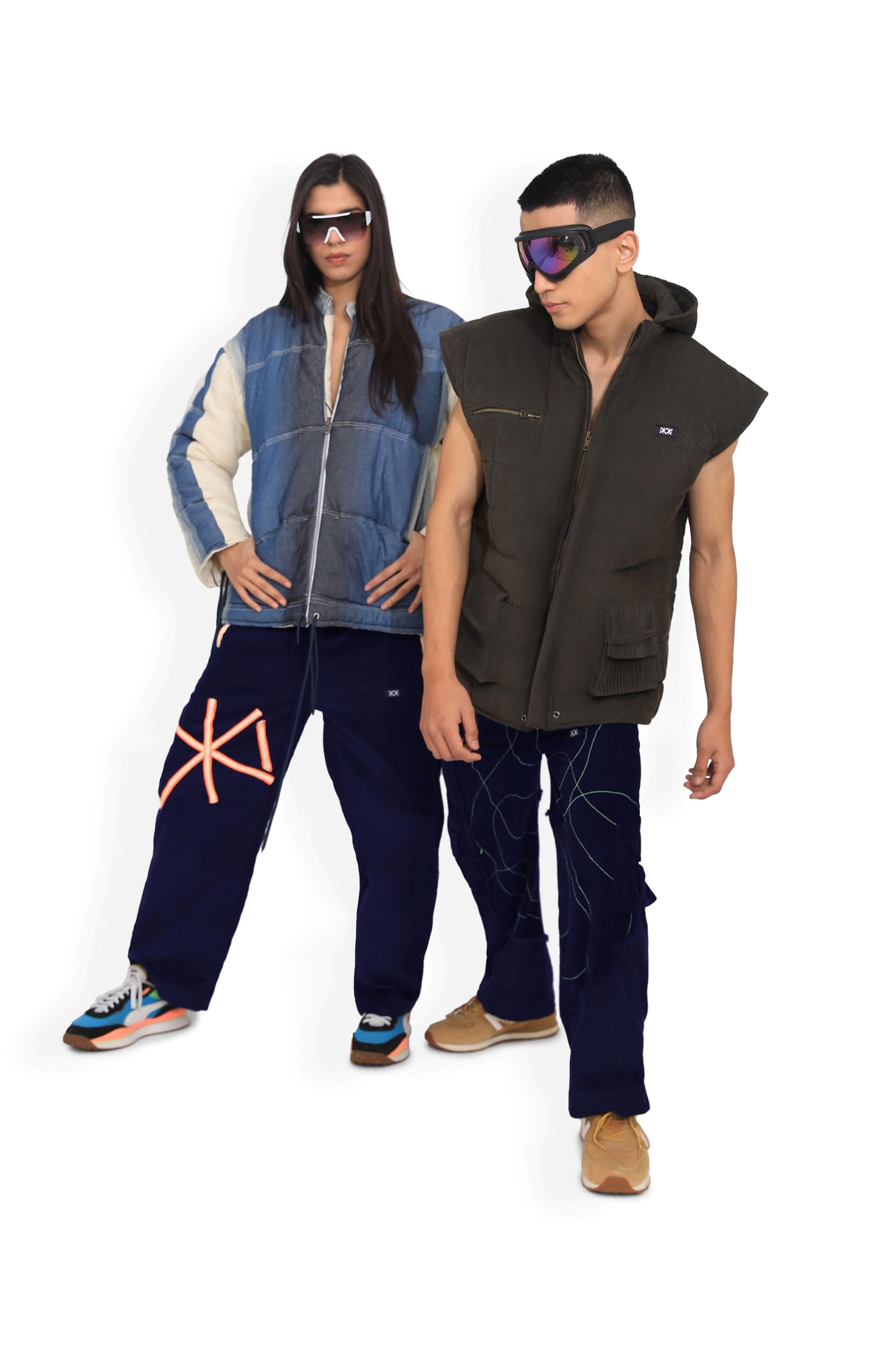 Olive Sleeveless Puffer Jacket