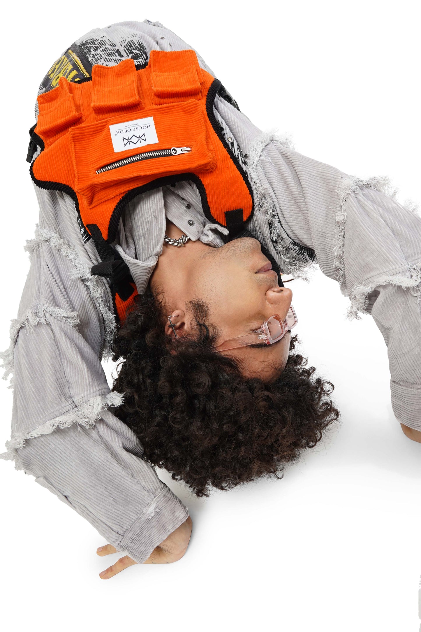 Campfire Orange Utility Chest Bag