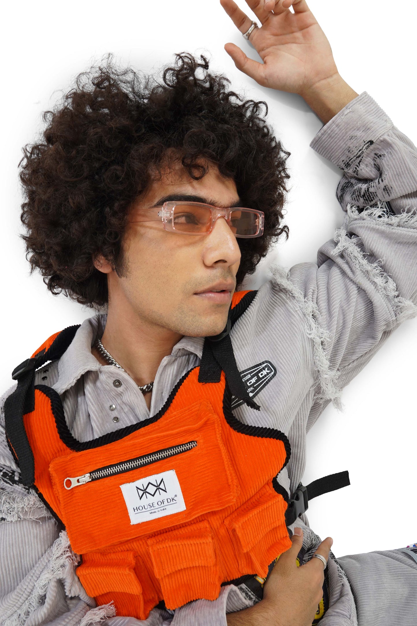 Campfire Orange Utility Chest Bag