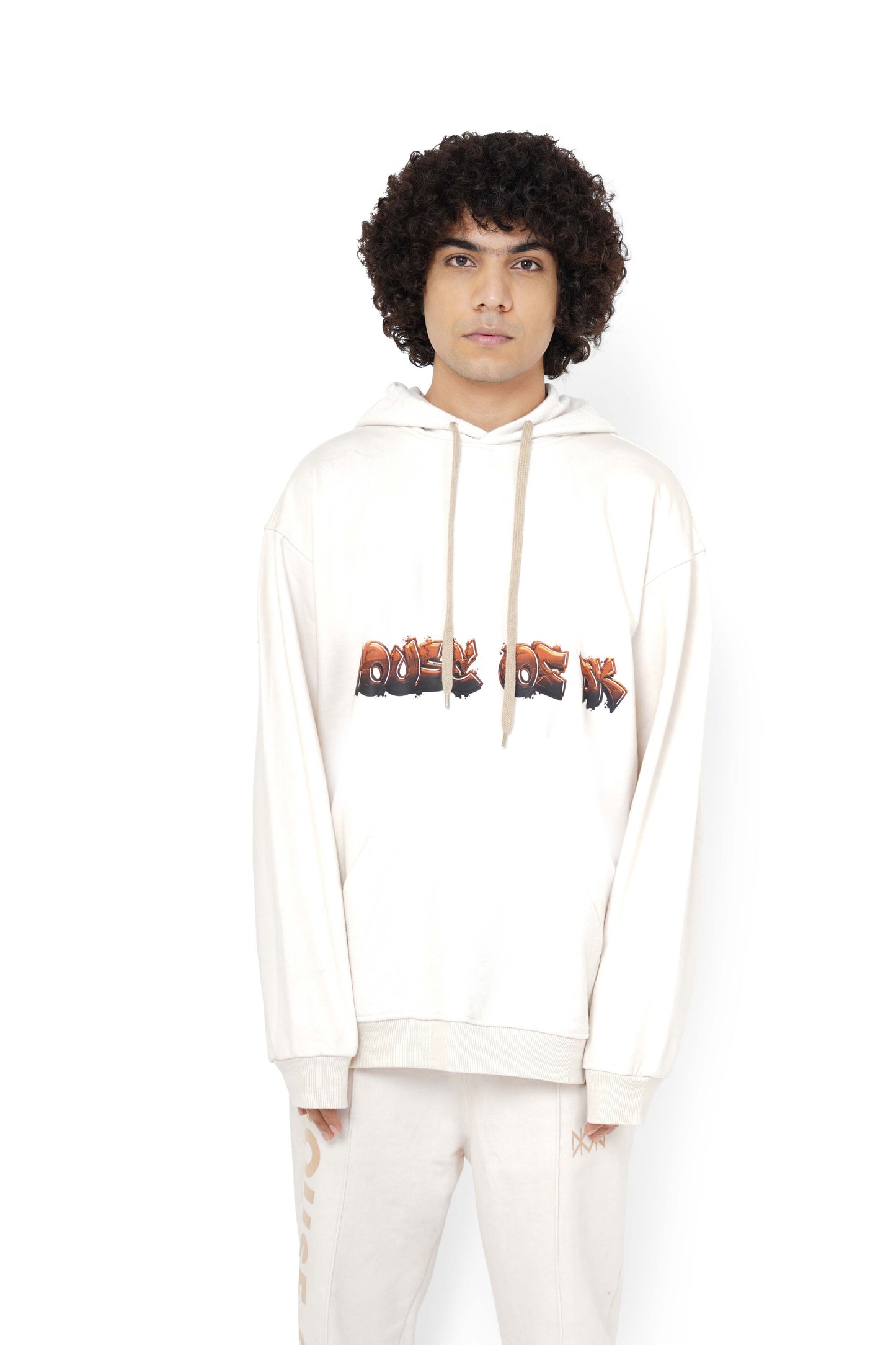 Cane Beige HDK Graffiti Hoodie & Trackpant Set