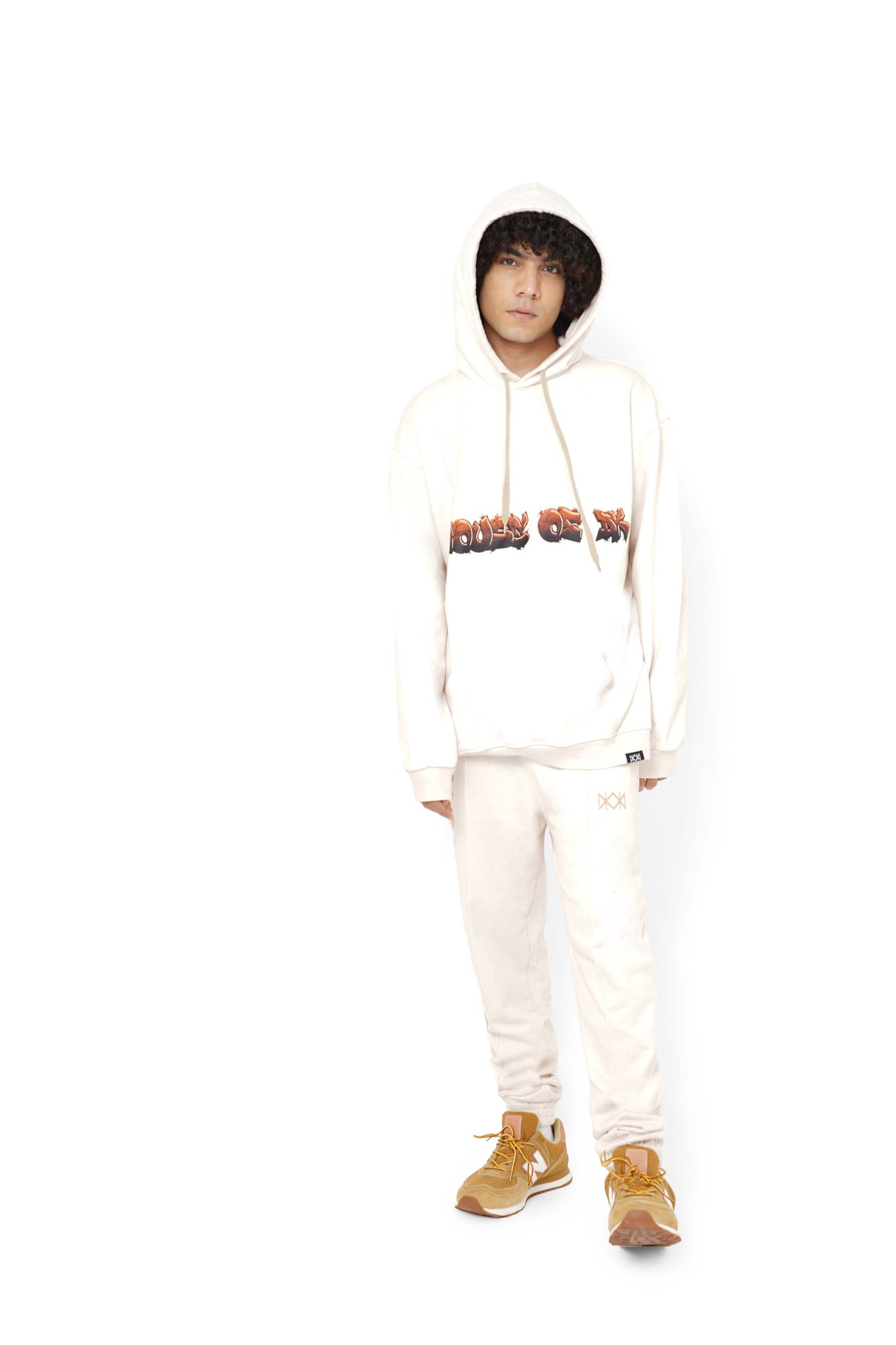 Cane Beige HDK Graffiti Hoodie & Trackpant Set