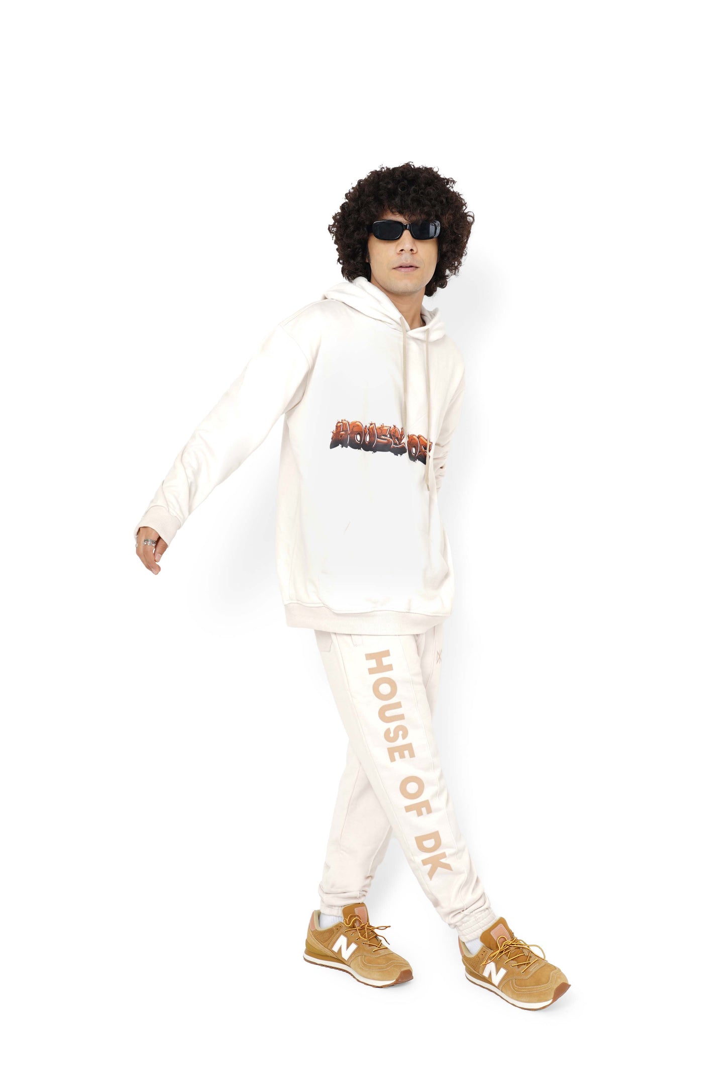 Cane Beige HDK Graffiti Hoodie & Trackpant Set