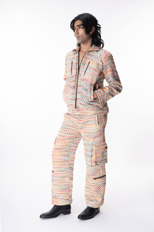 Multi Colour Cargo Pants