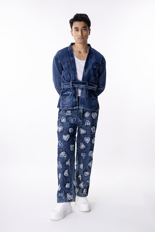 Kimono Style Denim Jacket