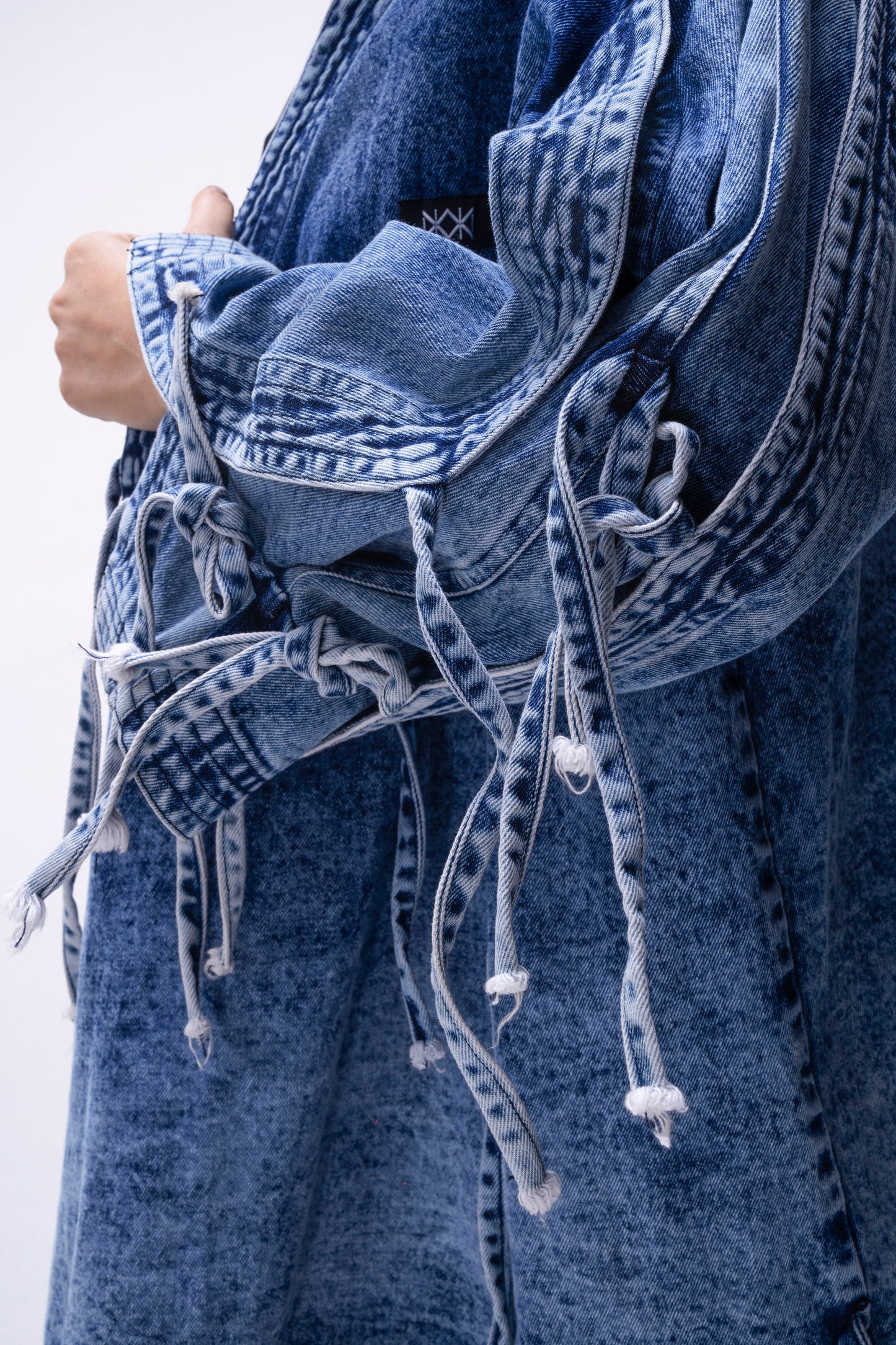 Reflective Denim Pants