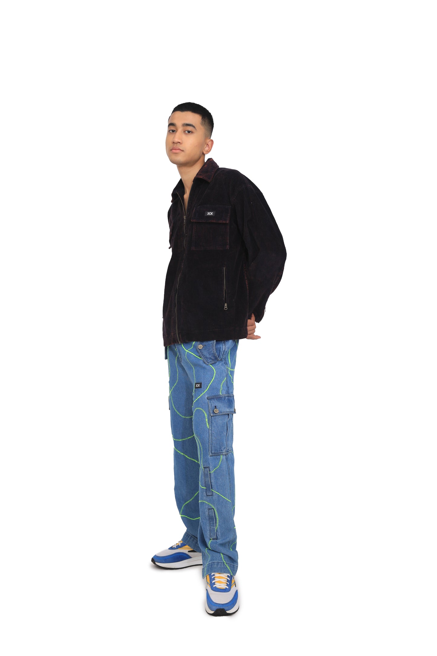 Washed Zipper Jacket