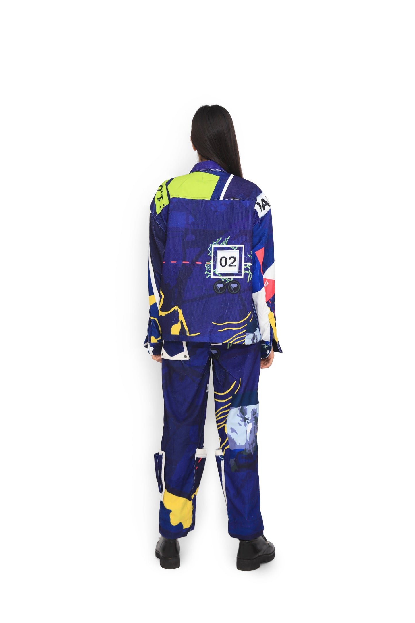 Printed Cargo Pants