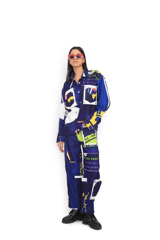 Graphic Printed Shacket