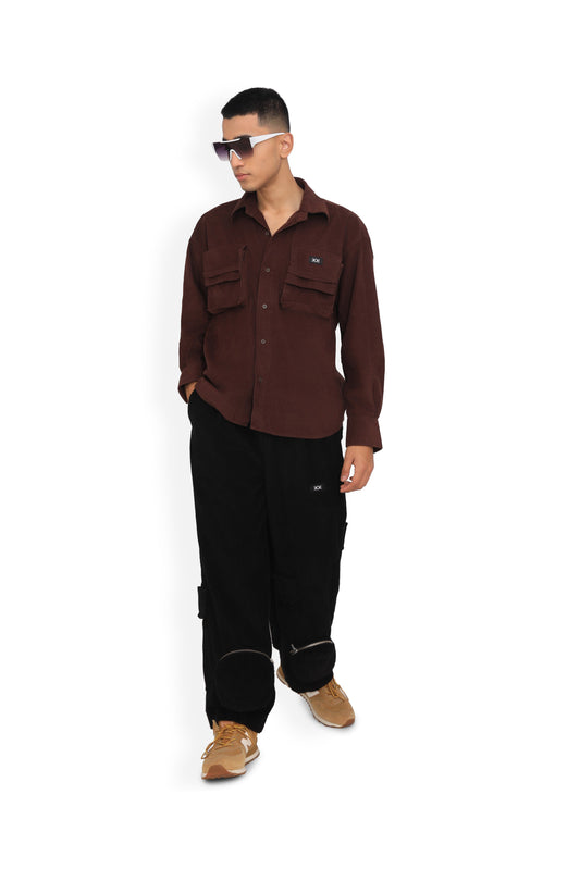 Black Utility Cargo Pants