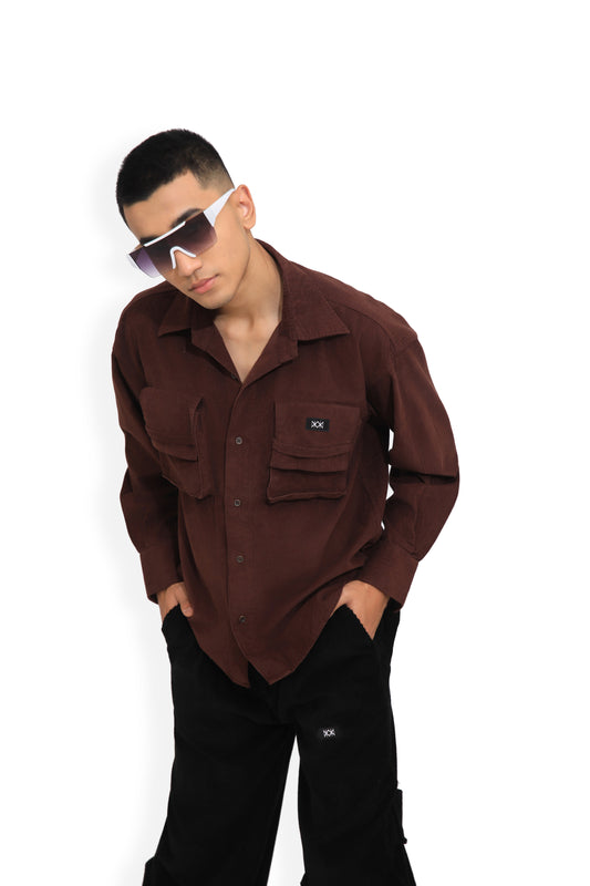 Brown Utility Shirt