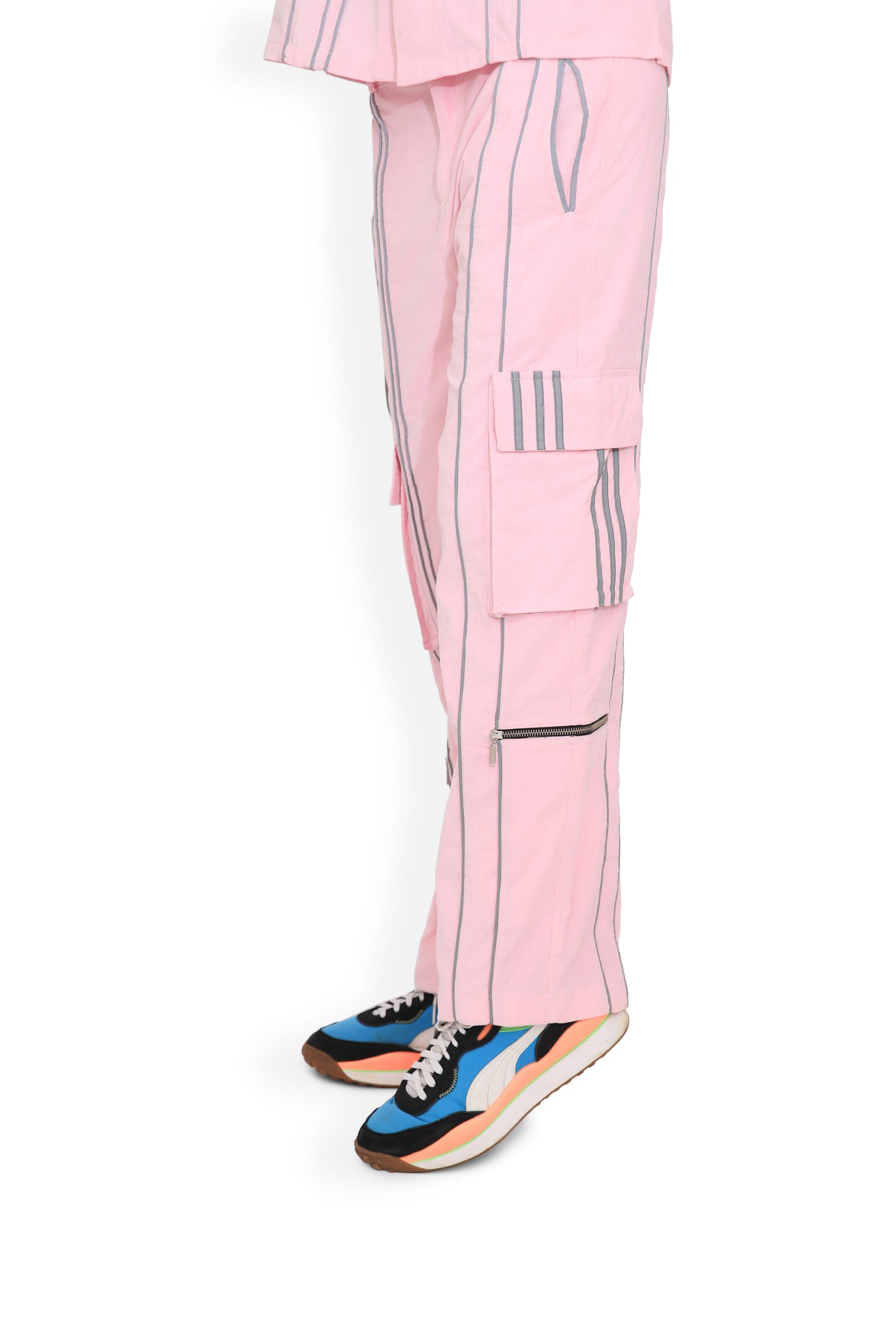 Pink Cuban Collar Shirt