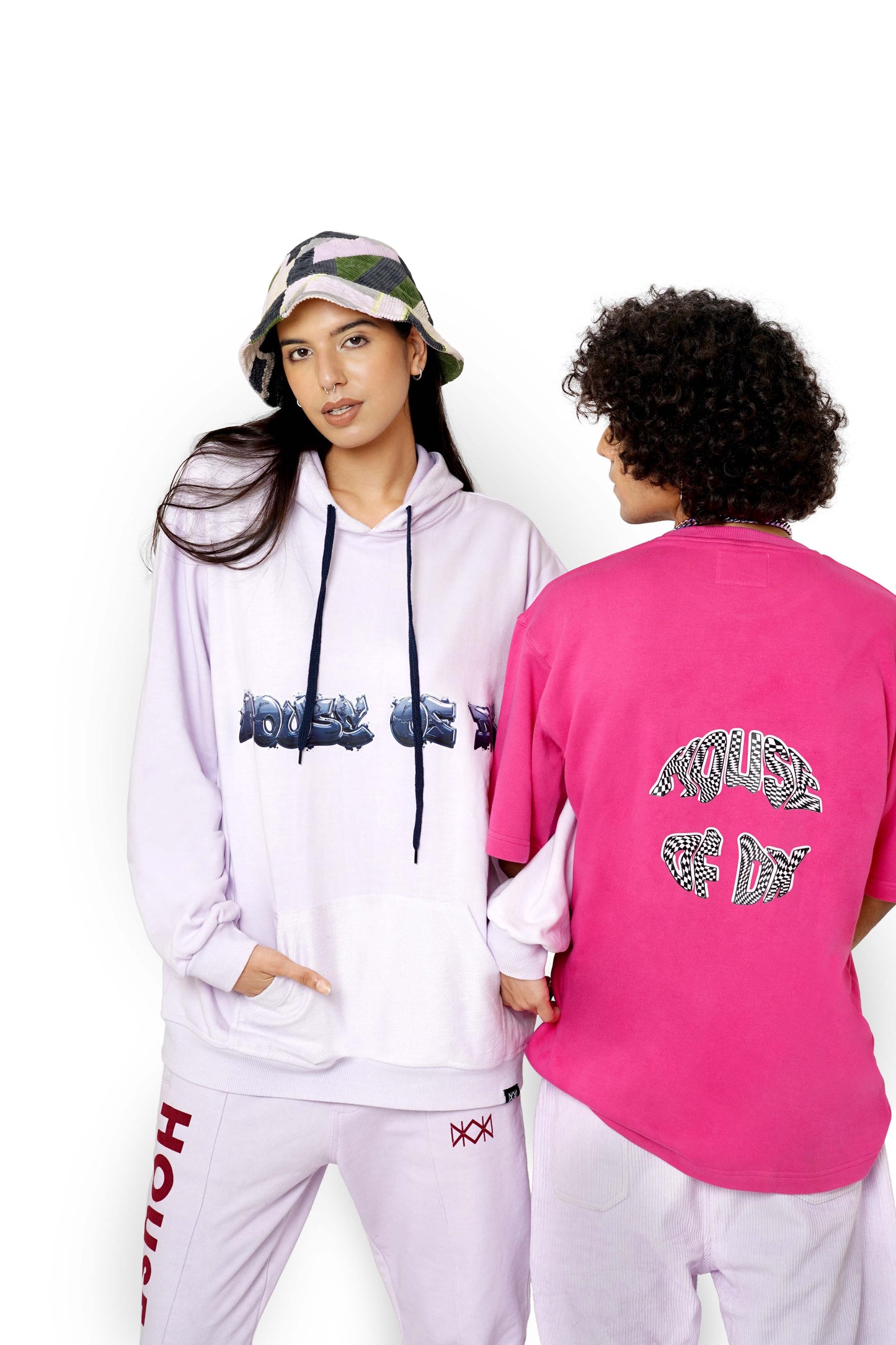 Misty Purple HDK Graffiti Hoodie & Trackpant Set