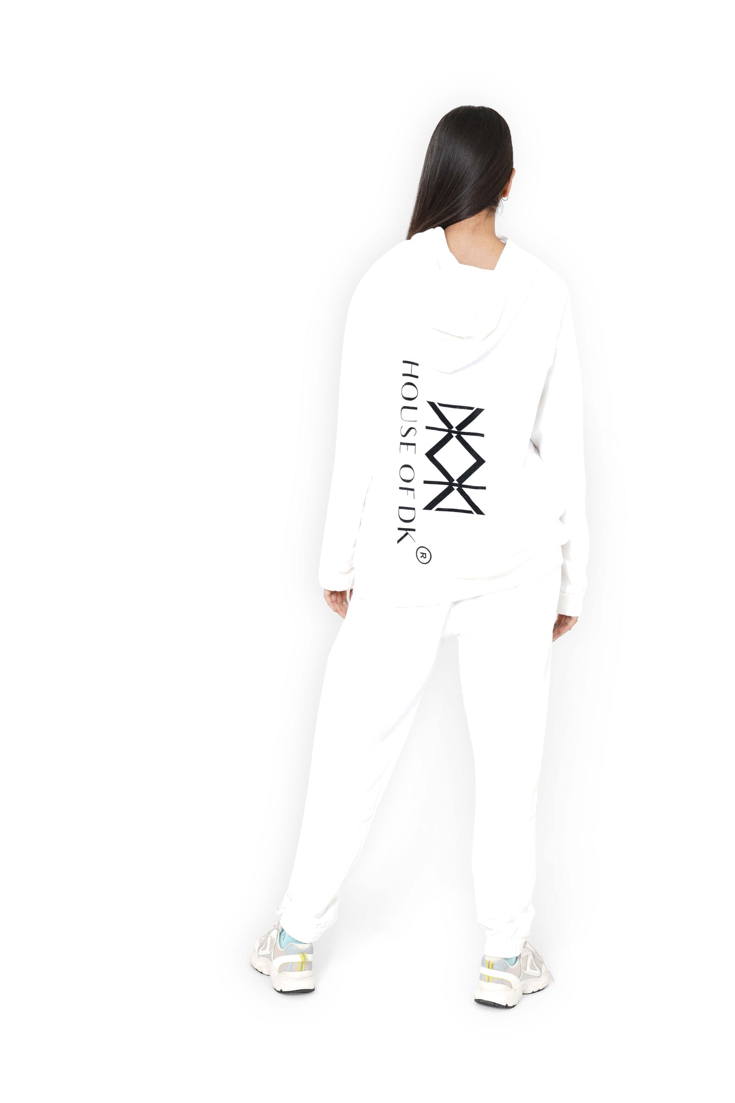 White HDK Graffiti Hoodie & Trackpant Set