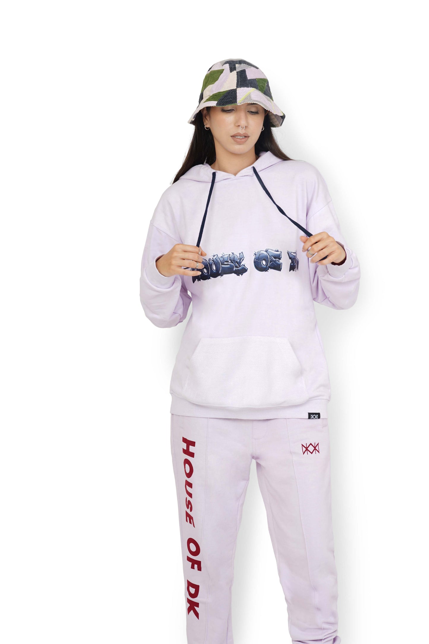 Misty Purple HDK Graffiti Hoodie & Trackpant Set