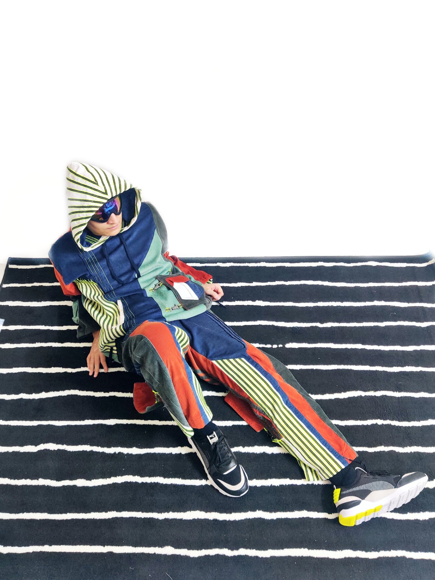 Rust Multi Colour Track Pant - One of One
