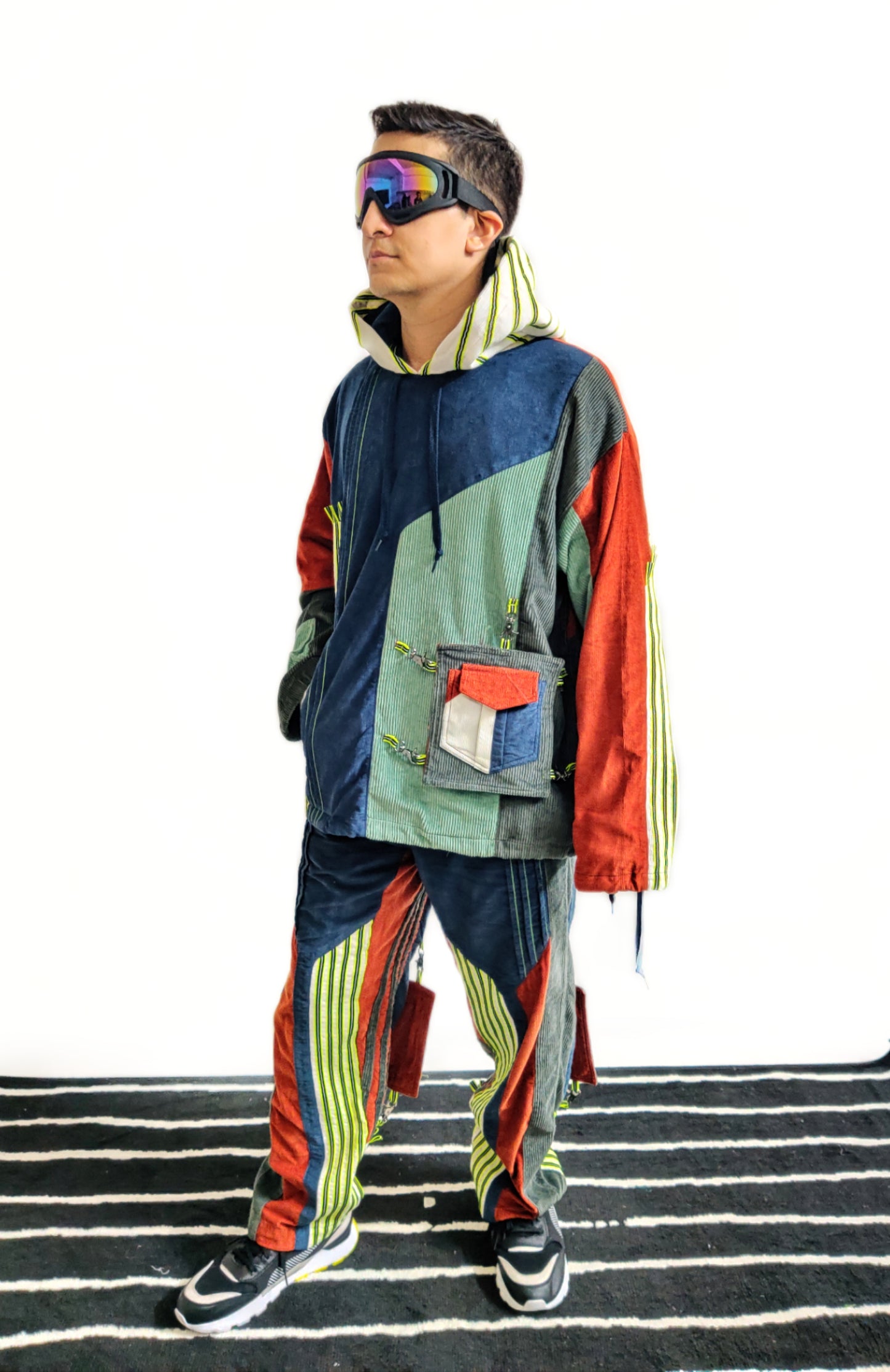 Rust Multi Colour Hoodie