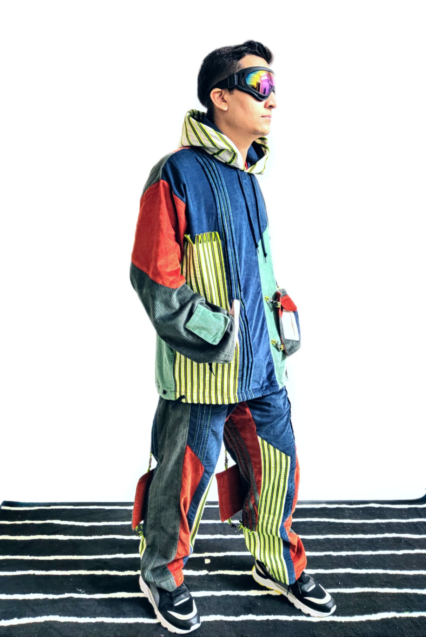 Rust Multi Colour Hoodie