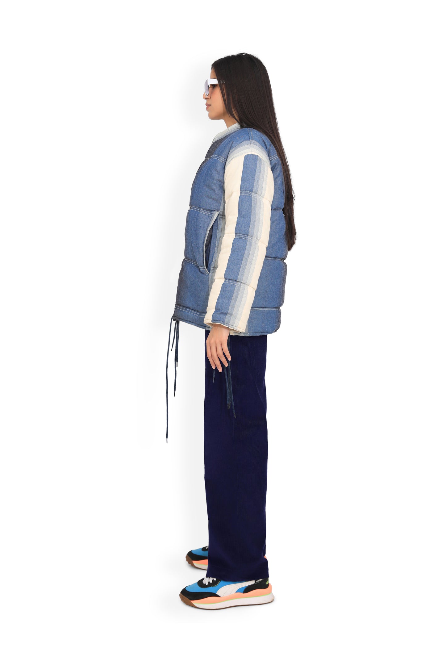 Reversible Ombre Puffer Jacket