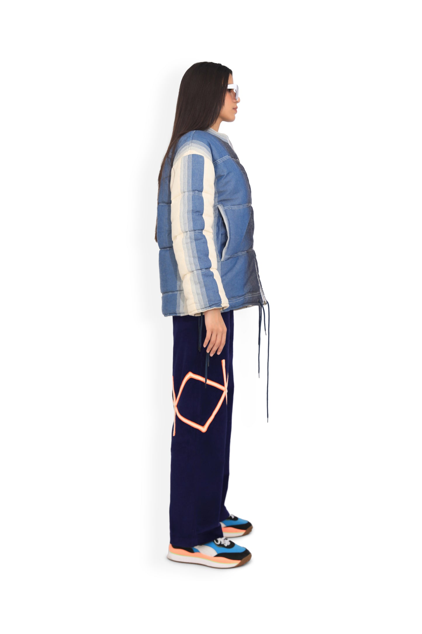 Reversible Ombre Puffer Jacket