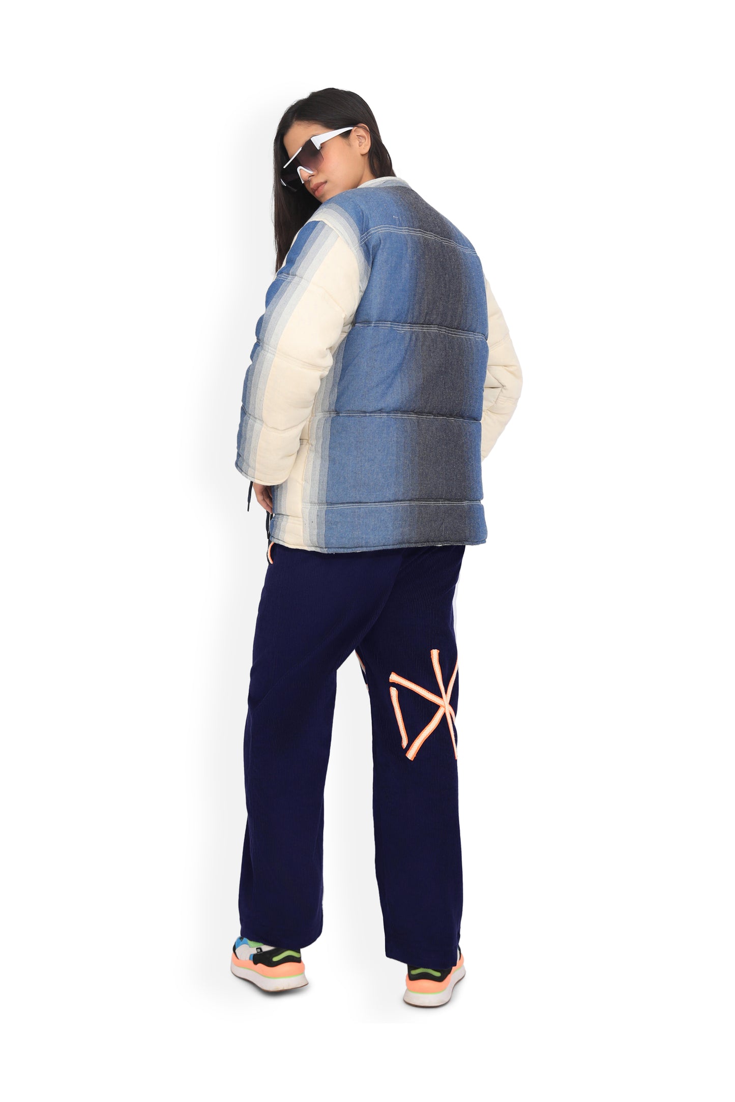 Reversible Ombre Puffer Jacket