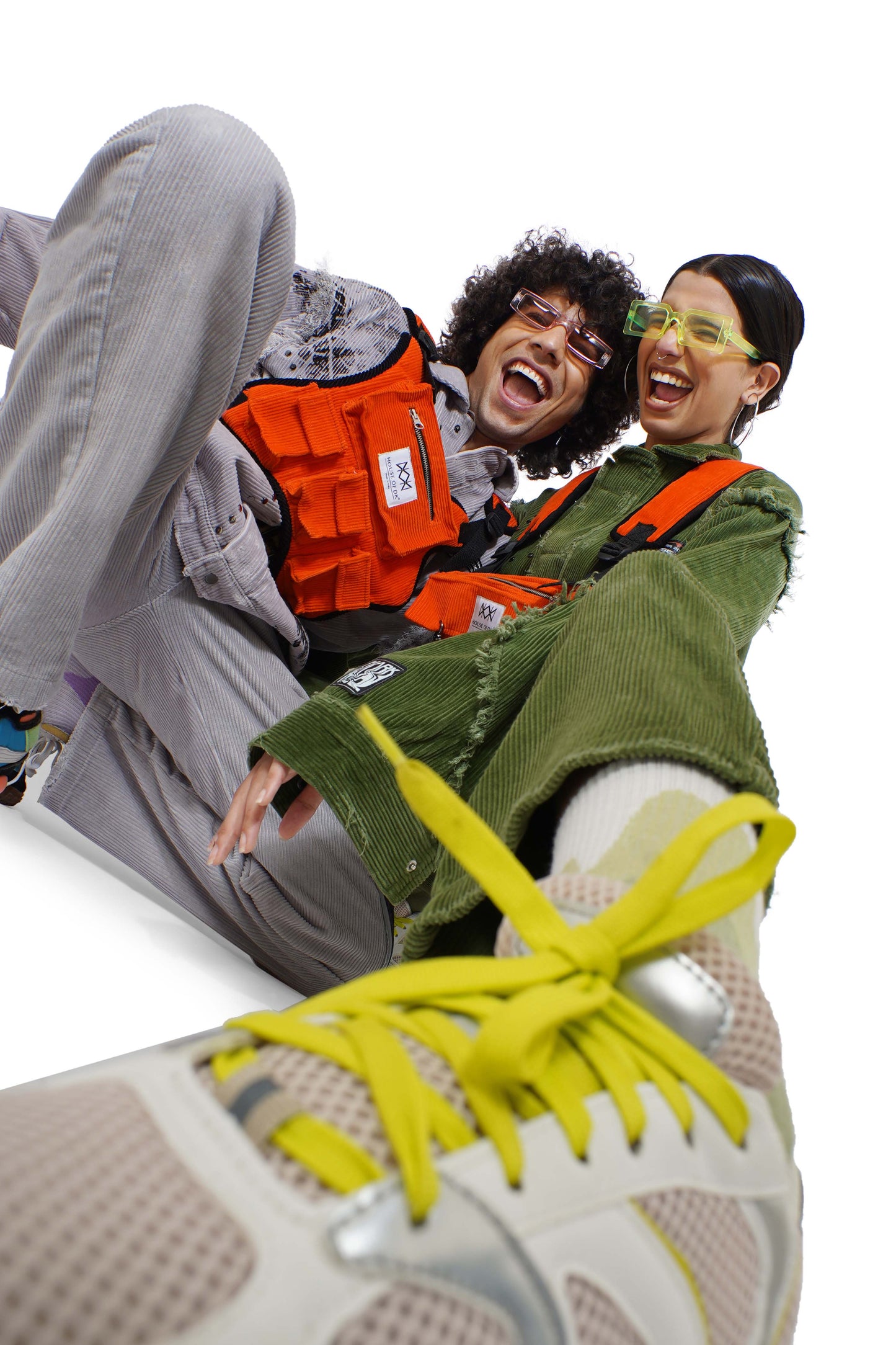 Grassland Green Met An Accident Jacket & Pants Set
